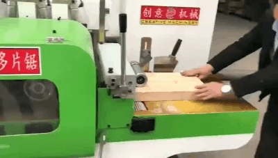方木多片鋸采用上下軸多片鋸，速度快，超薄鋸片，出材率高達(dá)90%以上。